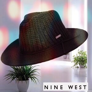 Nine West Rib Knit Panama Hat